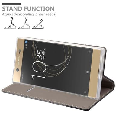 Sony Xperia XA1 ULTRA Plånboksfodral Skal (Grå)