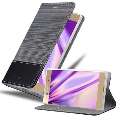 Sony Xperia XA1 ULTRA Plånboksfodral Skal (Grå)