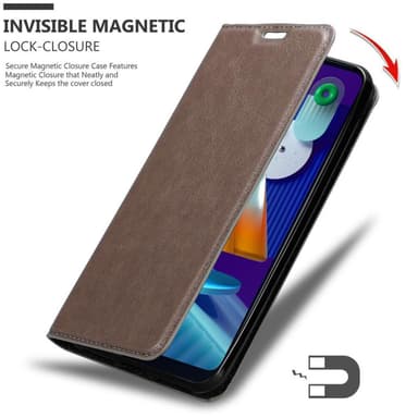 Samsung Galaxy A11 / M11 Skal Fodral Case (Brun)