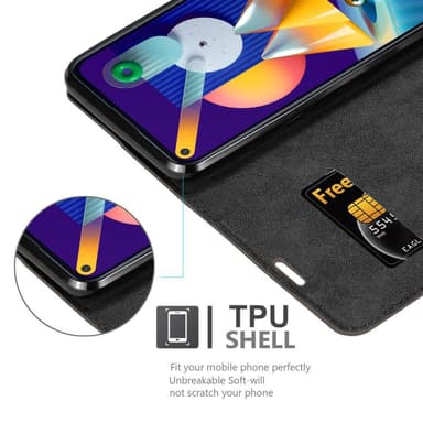 Samsung Galaxy A11 / M11 Skal Fodral Case (Brun)