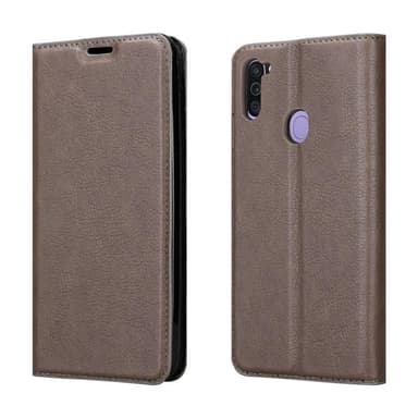 Samsung Galaxy A11 / M11 Skal Fodral Case (Brun)