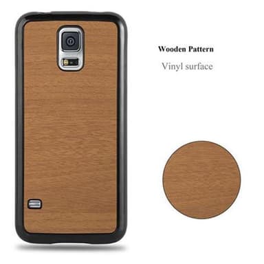 Samsung Galaxy S5 / S5 NEO Skal Fodral Case (Brun)