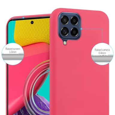 Skal Samsung Galaxy M53 5G Fodral Case (Röd)