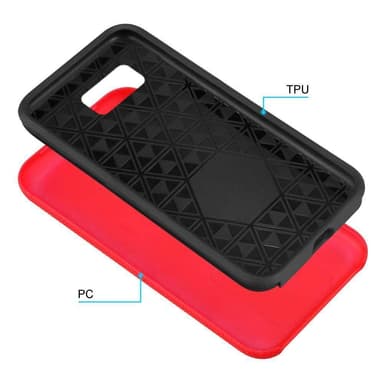 Samsung Galaxy S8 Skal Fodral Case (Röd)