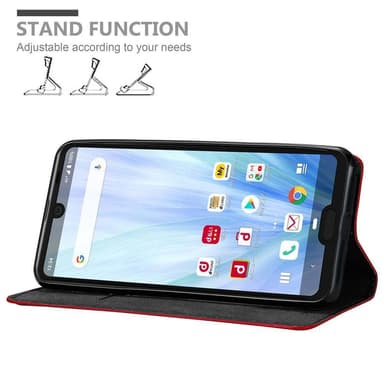 Sharp Aquos R3 Skal Fodral Case (Röd)