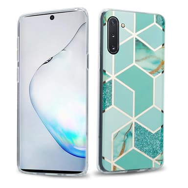 Samsung Galaxy NOTE 10 Plånboksfodral Skal (Grön)