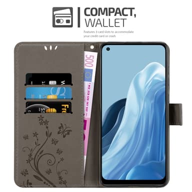 Realme 7 5G Plånboksfodral Skal (Grå)