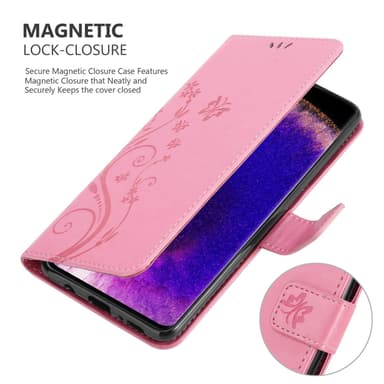 Oppo FIND X5 PRO Plånboksfodral Skal (Rosa)