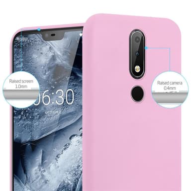 Skal Nokia 6.1 PLUS / X6 Fodral Case (Rosa)
