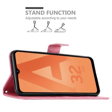 Samsung Galaxy A32 5G Plånboksfodral Skal (Rosa)