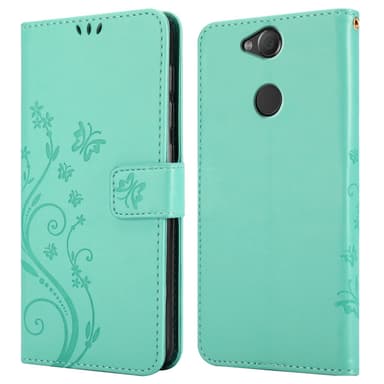 Sony Xperia XA2 Plånboksfodral Skal (Turkos)