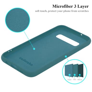 Samsung Galaxy S10 4G Skal Fodral Case (Grön)