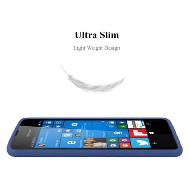Skal Nokia Lumia 550 Fodral Case (Blå)