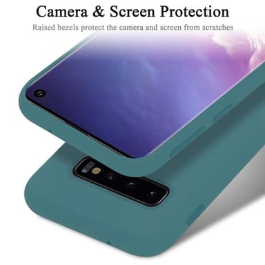 Samsung Galaxy S10 4G Skal Fodral Case (Grön)