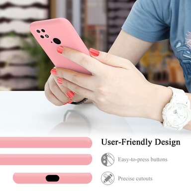 Xiaomi RedMi 10C / POCO C40 Skal Fodral Case (Rosa)