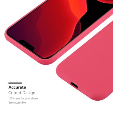 Skal iPhone 12 MINI Fodral Case (Röd)