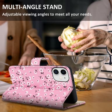 iPhone 11 Plånboksfodral Skal (Rosa)