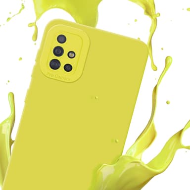 Samsung Galaxy A51 4G / M40s Skal Fodral Case (Gul)