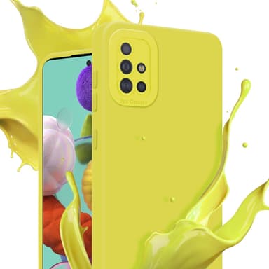 Samsung Galaxy A51 4G / M40s Skal Fodral Case (Gul)