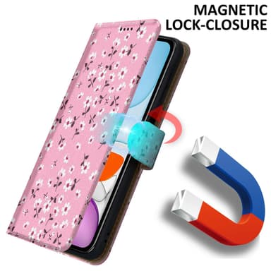 iPhone 11 Plånboksfodral Skal (Rosa)