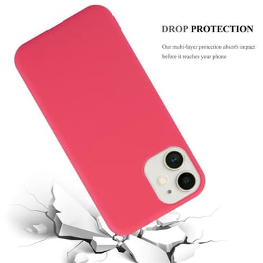 Skal iPhone 12 MINI Fodral Case (Röd)