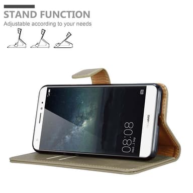 Huawei MATE S Plånboksfodral Skal (Brun)