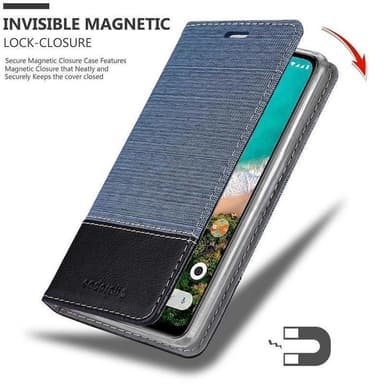 Xiaomi Mi CC9 Plånboksfodral Skal (Blå)