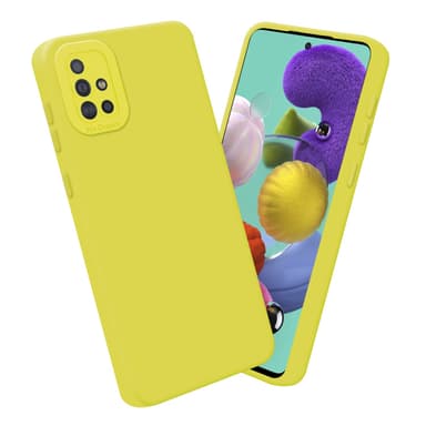 Samsung Galaxy A51 4G / M40s Skal Fodral Case (Gul)