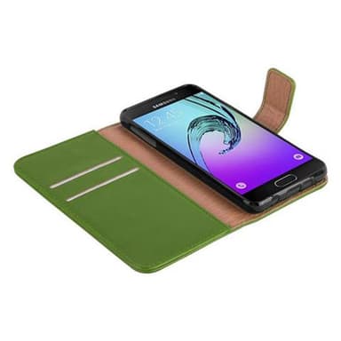 Samsung Galaxy A3 2016 Plånboksfodral Skal (Grön)