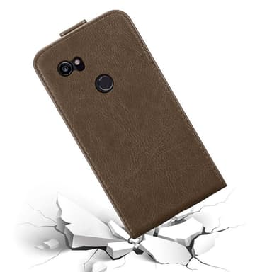 Google PIXEL 2 XL Flipfodral Skal (Brun)