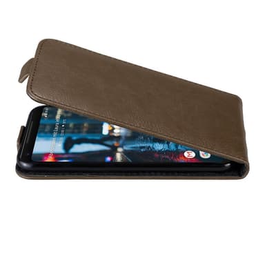 Google PIXEL 2 XL Flipfodral Skal (Brun)
