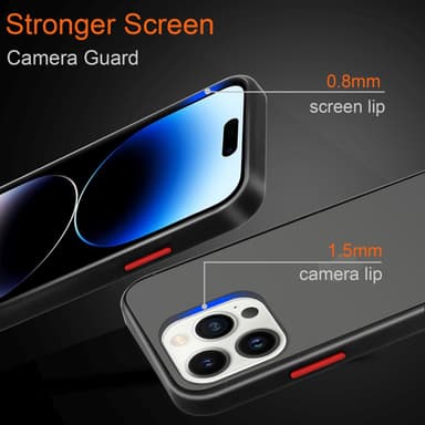 iPhone 14 PRO Skal Fodral Case (Transparent)