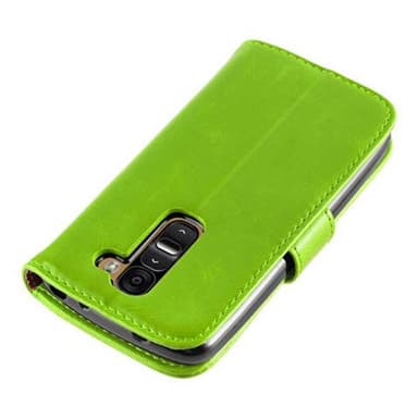 LG G2 MINI Plånboksfodral Skal (Grön)