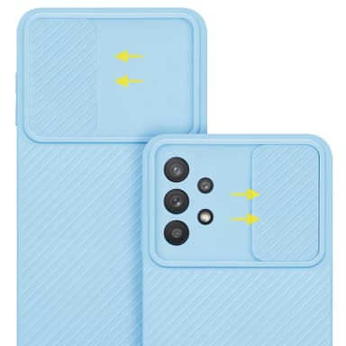 Skal Samsung Galaxy A32 5G Fodral Case (Blå)
