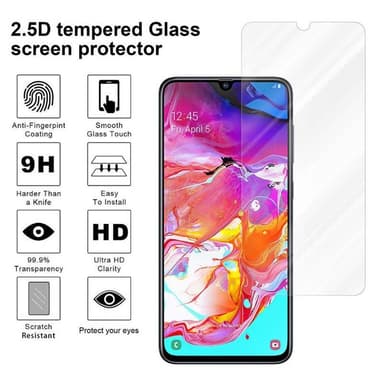 Samsung Galaxy A70 / A70s Skyddsglas Skyddsfilm