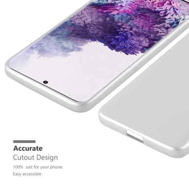 Skal Samsung Galaxy S20 Fodral Case (Silver)