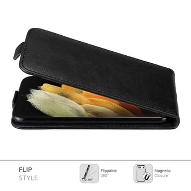Samsung Galaxy S21 ULTRA Flipfodral Skal (Svart)