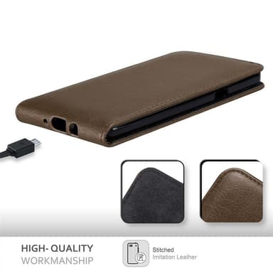 Samsung Galaxy A7 2015 Flipfodral Skal (Brun)
