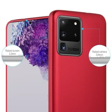 Skal Samsung Galaxy S20 ULTRA Fodral Case (Röd)