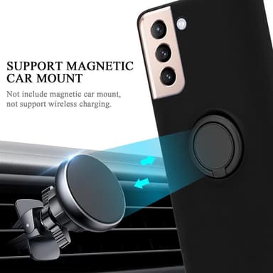 Skal Samsung Galaxy S21 PLUS Fodral Case (Svart)