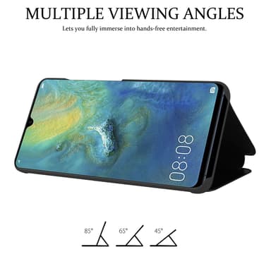 Huawei MATE 20 Plånboksfodral Skal (Svart)