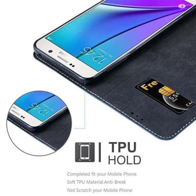 Samsung Galaxy NOTE 5 Skal Fodral Case (Blå)