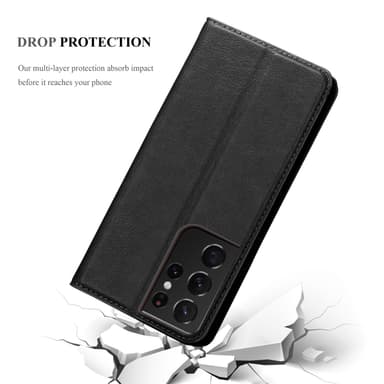 Samsung Galaxy S22 ULTRA Skal Fodral Case (Svart)