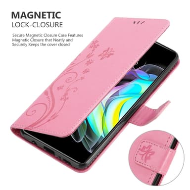 Motorola EDGE 20 Plånboksfodral Skal (Rosa)
