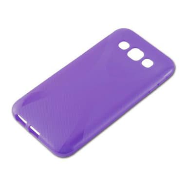 Samsung Galaxy E5 Skal Fodral Case (Lila)