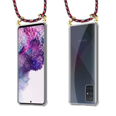 Samsung Galaxy A71 4G Skal Fodral Kedja (Blå)