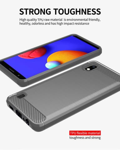 Samsung Galaxy A10 / M10 Skal Fodral Case (Grå)