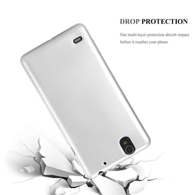 Skal Sony Xperia C4 Fodral Case (Silver)