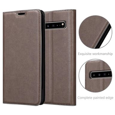 Samsung Galaxy S10 5G Skal Fodral Case (Brun)