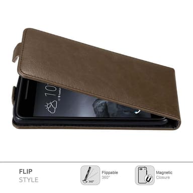 HTC ONE A9 Flipfodral Skal (Brun)